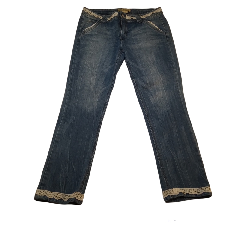 Democracy Jean's Lace Detail Sz 4